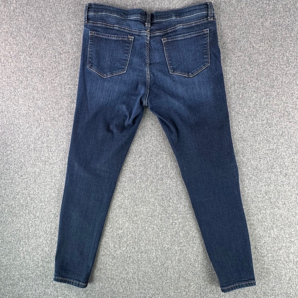 Banana Republic Jeans Womens 31/12 Sculpt Skin Dark Wash Blue Skinny Stretch - Picture 2 of 10